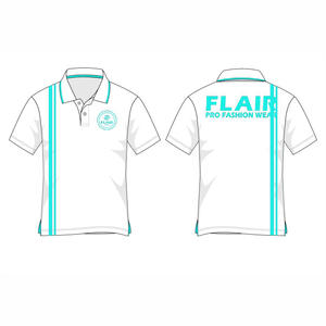 Gran oferta de algodón 100% para hombre, camiseta Polo personalizada de buena calidad, Color sólido, estilo informal, patrón, 180g, tela, peso frontal - Product Image 2