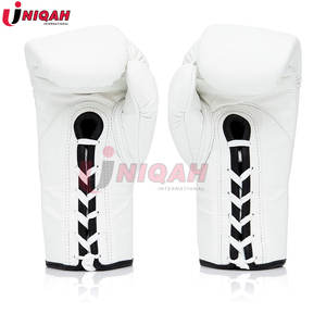 Cómodos guantes de boxeo de cuero impresos por encargo del fabricante profesional para niños 12 Oz y 16oz Equipo de lucha al por mayor - Product Image 2