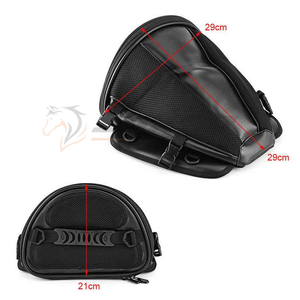 Sacs de selle de cheval en cuir solide avec conception de logo personnalisée idéale pour l'équitation équestre et la commande en gros - Product Image 1