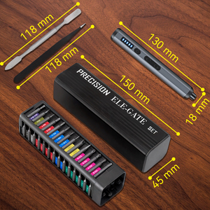 Cacciavite di Precisione Automatico Ricaricabile 230 RPM con Kit di 52 Punte Magnetiche, Supporto Personalizzato OEM - Product Image 4
