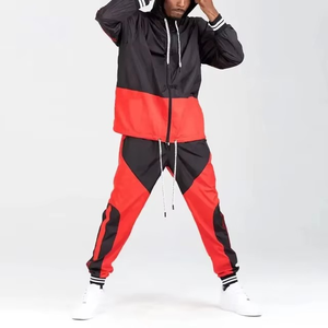 Conjunto Deportivo de Algodón con Capucha y Logotipo Personalizado al por Mayor, Chaqueta Cortavientos para Hombre, Conjunto Deportivo Personalizado de Alta Calidad - Product Image 2