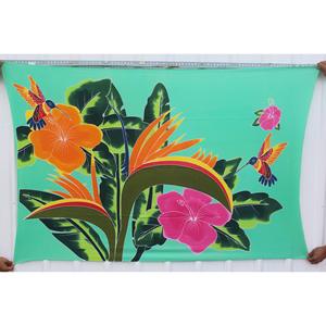 Pareos Hawaianos Pintados a Mano 100% Rayón de Alta Calidad, Ropa de Playa Personalizada al por Mayor, Cubierta para las Islas del Pacífico Asiático HPMU013-01-180 - Product Image 1