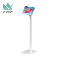 Soporte de Seguridad para Tablet LSF01-B de 10 y 13 Pulgadas, Soporte de Exhibición Antirrobo con Base para Piso, Personalizable, para iPad
