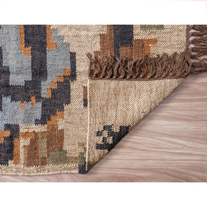 Alfombra de yute hecha a mano de lujo 2024, tamaño personalizado, ecológica para uso en exteriores, cocina, comedor, habitación de niños, estilo moderno lavable para el hogar - Product Image 3