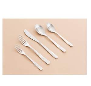 Wholesale Silver Stainless Steel Cutlery Set Eco-Friendly Flatware for Tea Coffee <b>Dessert</b> Includes Wedding Suitable Spoon <b>Fork</b> - Product Image 6