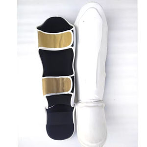 Espinilleras de Boxeo Personalizadas de Primera Calidad, Diseño Personalizado, Cuero Vacuno, Precio Económico, Nuevo Modelo, Espinilleras para Hombre - Product Image 3