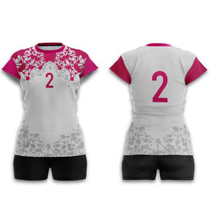Maillot de volley-ball sans manches de haute qualité 100% polyester vêtements de qualité supérieure conception bon marché imprimé maillots de volley-ball de haute qualité - Product Image 1