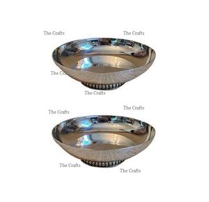 Bol à chocolat martelé en aluminium Forme ronde Taille personnalisée Bol décoratif pour aliments pour fête de mariage - Product Image 5