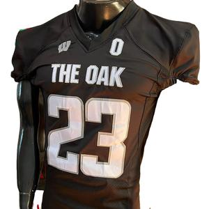 Camiseta personalizable de fútbol americano para padres, aficionados, transpirables, Real de fabricante, sarga corta de talla grande para aparejos de sublimación - Product Image 1