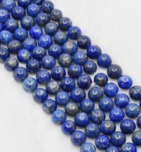 Anshul Impex Factory, vente chaude, pierres précieuses naturelles de guérison, lapis-lazuli, perles rondes de 8 mm, prix de gros - Product Image 2
