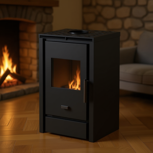 Estufa de Leña FILIPA de 7kW, Negra, 5 Estrellas, Modelo 9016050000 - Product Image 3