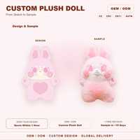 Porte-clés en peluche personnalisé CE CPC, poupée en peluche sur mesure, fabrication OEM ODM, vente en gros, créez votre propre design