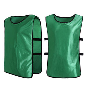 Venta al por mayor Deportes Fútbol malla entrenamiento chaleco entrenamiento chalecos transpirables último diseño colorido entrenamiento deportivo desgaste Baberos - Product Image 1