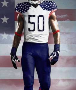 Maillots de football américain personnalisés durables, uniformes de football américain en sublimation intégrale - Product Image 6