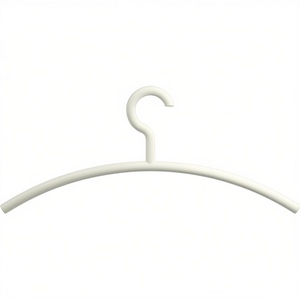 HEWI 570.3B <b>Plastic</b> Hanger 99 Pure White Matt 450mm Width 190mm Height - Product Image 3