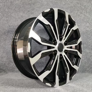 Jantes en alliage forgé sur mesure 18-24 pouces, à profil profond, finition noire polie, 5x112 5x120 pour BMW Série 3 4 5 7 X5 X6 - Product Image 1