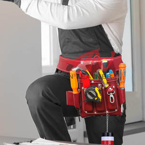 Sac à outils en cuir robuste Fresh Drop, conçu pour une performance à long terme sur le chantier - Product Image 4