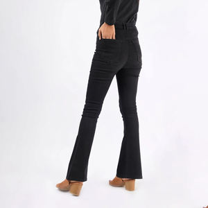 <b>Women's</b> High Quality Casual <b>Slim</b> Straight Mid <b>Jeans</b> XL Size Wide Leg Pockets Flat Washed Breathable Quick Dry Summer Fashion - Product Image 5