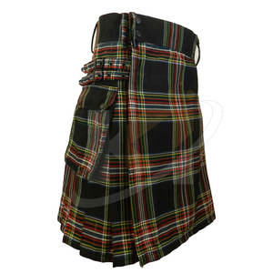 Nouveau Style sur mesure hommes tartan kilts couleur unie hommes Tartan Kilts à vendre fabriqué au Pakistan hommes Tartan Kilts - Product Image 3