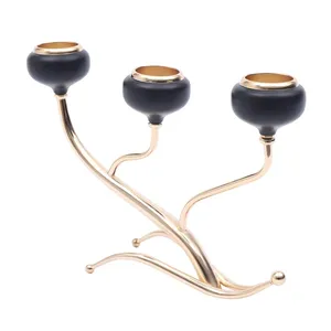 Elegant Handmade Metal <b>Glass</b> Table Top Lighting Decor Durable Hotel Home Candle <b>Stand</b> Lanterns Wholesale Price Boxed for Home - Product Image 4