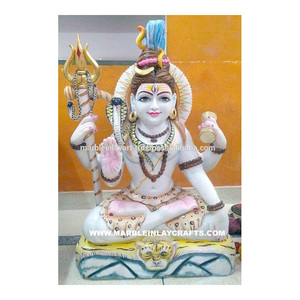 หินอ่อนสีขาวพระเจ้า Shankar รูปปั้น - Product Image 1