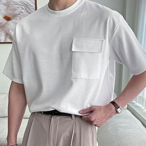 Qualité supérieure 100% coton T-Shirt surdimensionné à manches courtes Style décontracté conception vierge toile de haute qualité impression de Logo personnalisé - Product Image 3