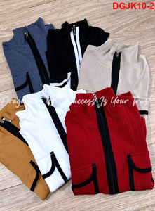 Veste en spandex pour cet été chaud avec matière en coton et design fantaisie 2 poches des deux côtés de la poitrine Nouvelle tendance 2024 - Product Image 6