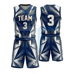 Nouvelle arrivée, uniforme de basket-ball personnalisé avec logo d'équipe, manches courtes, respirant, antibactérien, taille plus, unisexe, haute qualité, 100% - Product Image 1