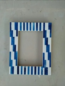 Marco de fotos con incrustaciones de hueso, diseño superior, decoración de pared, marco de madera, marcos de fotos de arte de pared - Product Image 2