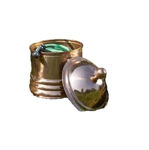 หม้อท่อโลหะพร้อมฝาปิดดีไซน์หลายช่อง - Product Image 3