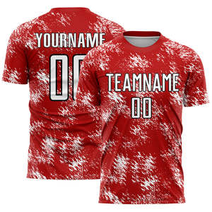 เสื้อฟุตบอลคุณภาพสูงสั่งทำพิเศษ น้ำหนักเบา แห้งเร็ว ระบายอากาศได้ดี ผลิตจากโพลีเอสเตอร์ 100% ชุดยูนิฟอร์มทีมสำหรับโรงเรียนและสโมสร - Product Image 4