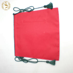 Haute qualité maçonnique bleu officiers Regalia ensemble personnalisé OEM Logo brodé tablier collier Nickel laiton matériel en gros - Product Image 4