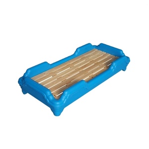 Cadre de lit pour enfant en bois massif, taille simple, mobilier de chambre d'enfant, design moderne - Product Image 3