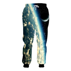 Pantalones ligeros de entrenamiento para hombre, 100% poliéster, sublimación, estirable, transpirable, para gimnasio, Fitness, pantalones para correr - Product Image 3