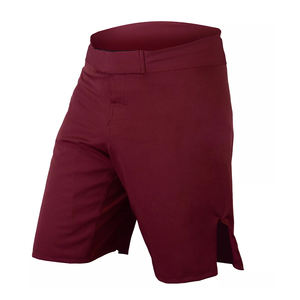 Premium 100% Polyester Satin MMA Fight Shorts Personnalisable BJJ Grappling Solid Pattern Drawstring Mma Shorts - Product Image 2