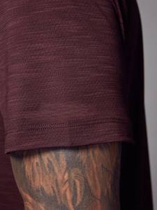 Vente en gros de t-shirts à col ras du cou pour hommes, manches courtes, couleur unie, confort, entraînement et ruine, vêtements de sport, utilisation en extérieur, respirants - Product Image 4