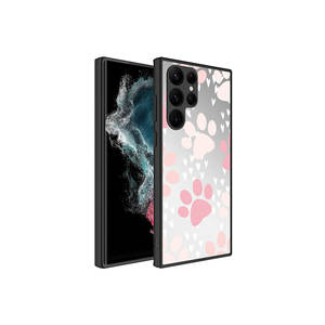 Premium <b>Mirror</b> Patterned Silicone Case for Samsung for Galaxy S22 Ultra Rectangle Mobile Phone Protection Cover Compatible 11pro - Product Image 1