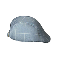 Casquette Newsboy Vintage Personnalisée OMD pour Hommes avec Visière Plate en Polyester/Coton – Chapeau Décontracté pour Sports de Plein Air