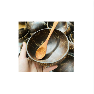 ชามมะพร้าวแบบปรับขนาดได้ชามโกโก้พร้อมช้อนชามเป็นมิตรต่อสิ่งแวดล้อมผลิตจากโรงงานในเวียดนาม - Product Image 3