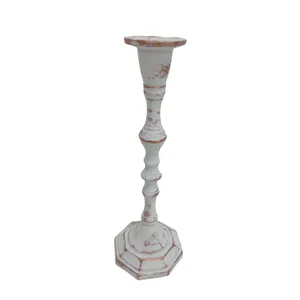 Aluminium Candle Stand White with Copper Antique Gifts Candle Holders Votive Pillar Tapers Candlestick A festive centerpiece