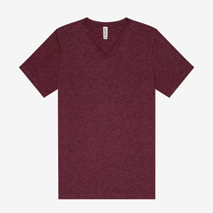 Bella toile Tri-Blend col en V t-shirts hommes décontracté coupe ajustée à manches courtes T-Shirts doux léger col en V t-shirt - Product Image 1