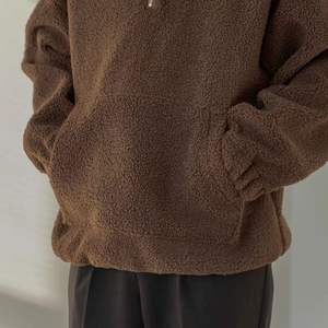 Sudadera con capucha de lana Polar para parejas gruesas de peso pesado, chaqueta con capucha retro versátil informal con hombros caídos y media cremallera para hombre - Product Image 2