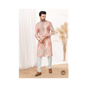 Hot Selling Men's Stylish Design Kurta Traditional Panjabi For South Asian Countries From India 2023