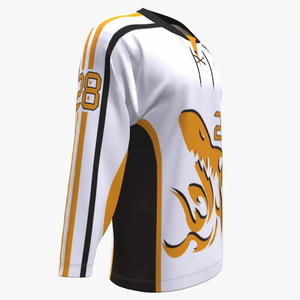 Maillot de hockey sur glace pour hommes, vente chaude, qualité supérieure, couleur vive, commande d'équipe, maillot de hockey sur glace personnalisé, sublimation complète - Product Image 3