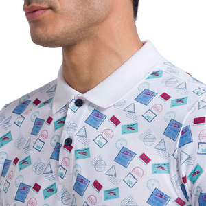 Team Builder Custom Digital Printed <b>Patchwork</b> Pattern Oxford Fabric 100% Cotton Short Sleeve for <b>Shirt</b> for Men Casual - Product Image 6