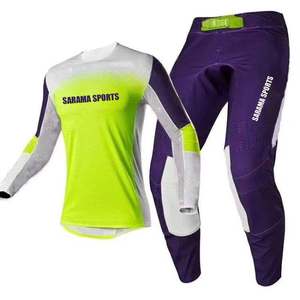 Ensembles de costumes de motocross de sport les plus vendus pantalon en jersey respirant et coupe-vent approvisionnement direct d'usine à des prix bon marché - Product Image 1