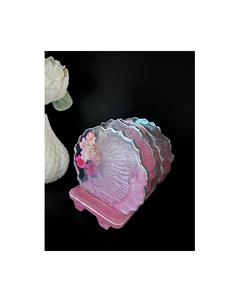 ที่รองแก้วเรซิ่นงานศิลปะ เหมาะสำหรับตกแต่งห้องนั่งเล่น ให้คุณภาพทนทาน พร้อมด้วยงานฝีมือที่สวยงาม - Product Image 1