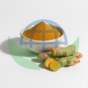 Cúrcuma Orgánica en Polvo 100% Pura, Alto Contenido de Curcumina, Seca, Grado Alimenticio Crudo Certificado HP Valia, Proveedor a Granel de la India para Cocina - Product Image 1