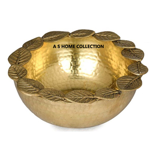 Bol de fruits moderne doré décoratif en forme de fleur de lotus pour la vaisselle de mariage - Product Image 5