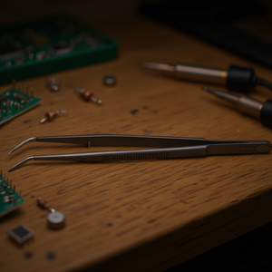 Pince à épiler de précision Knipex avec pointe de centrage, noire, laquée non réfléchissante, pointes angulaires, forme pointue - Product Image 3